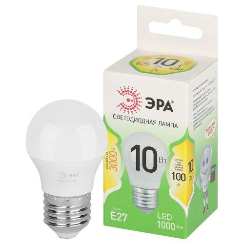 лампа светодиодная green line p45-10w-830-e27 gl 10вт шар 3000к свет тепл. e27 эра б0066977 от BTSprom.by