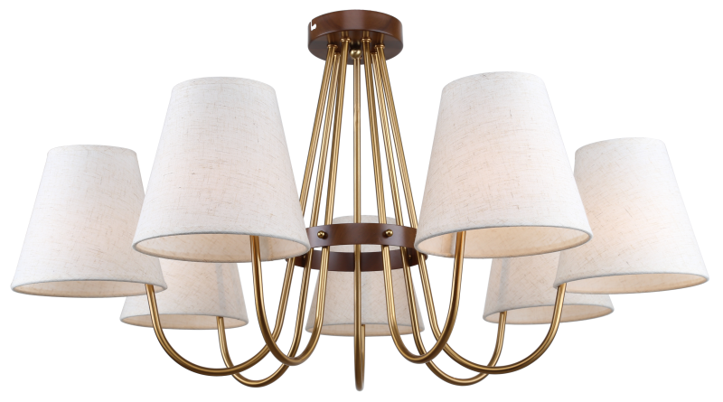 люстра bridget 2071-307 7хe14 40вт классика rivoli б0055500 от BTSprom.by