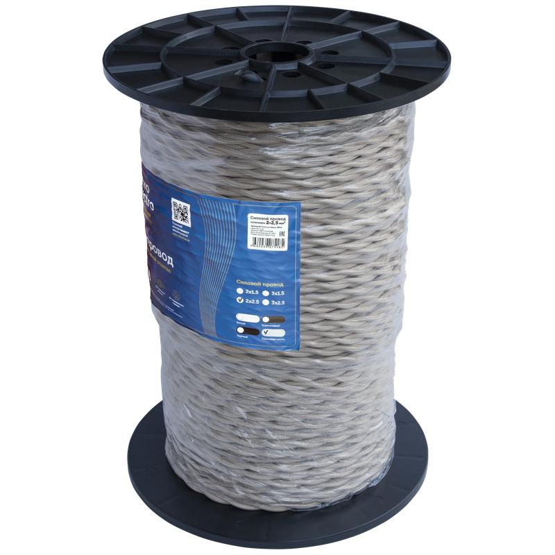  Провод ретро 2х2.5 сл. кость (уп.200м) RetroElectro 2254770 фото в каталоге от BTSprom.by