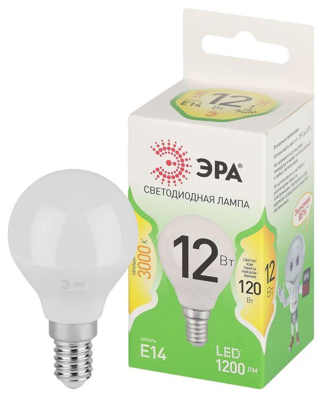 лампа светодиодная green line p45-12w-830-e14 gl 12вт шар 3000к свет тепл. e14 эра б0067042 от BTSprom.by