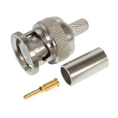 разъем штекер bnc rg-6 обжим 01-001с (уп.100шт) rexant 05-3003 от BTSprom.by