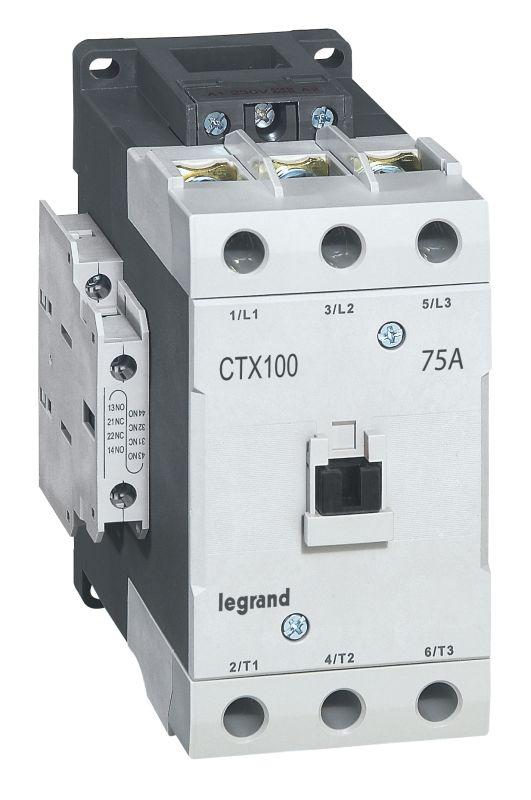 контактор ctx3 3п 75а кат. 415в ac 2но+2нз ac-3 leg 416189 от BTSprom.by