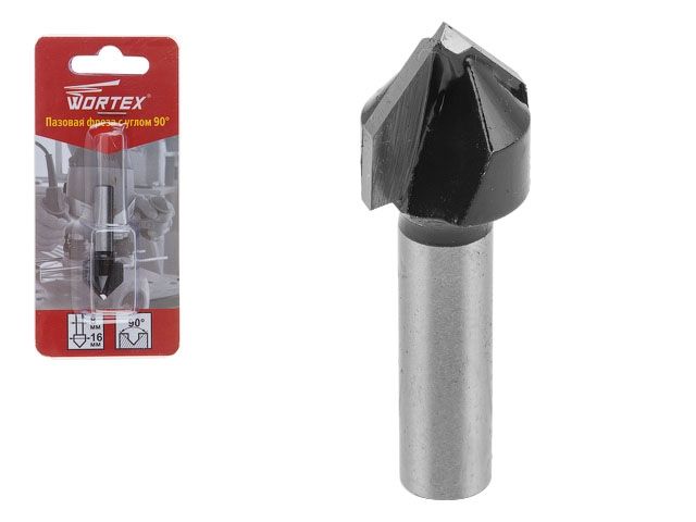 фреза пазовая с углом 90гр. 16х16 мм wortex mcfa161618 от BTSprom.by