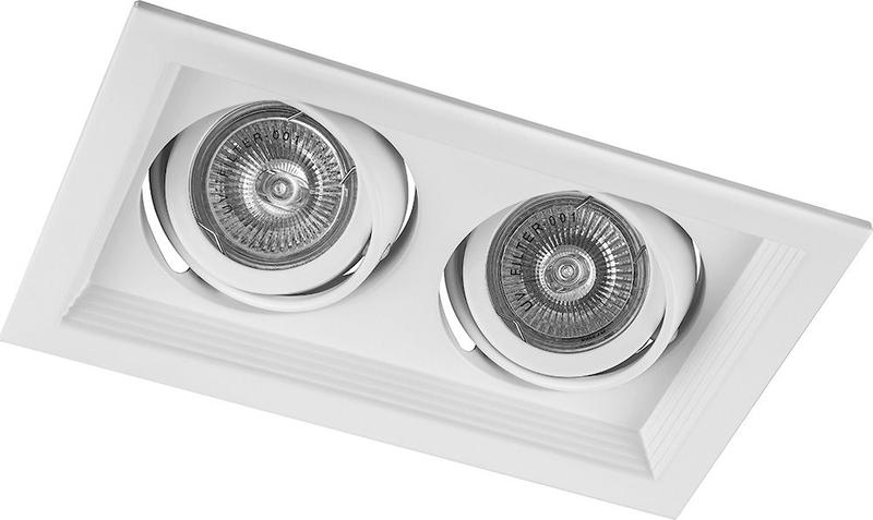 светильник потолочный встраиваемый mr16 g5.3 бел. dlt202 feron 29771 от BTSprom.by