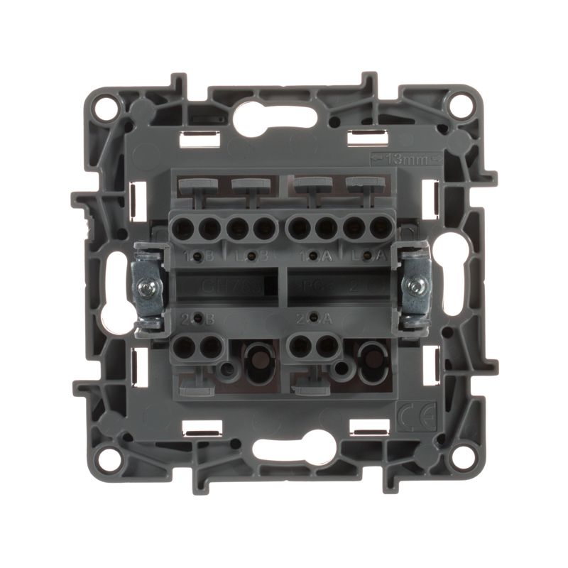  Переключатель 2-кл. СП Etika Plus 10А IP20 250В 10AX безвинтов. зажимы механизм сл. кость IEK 672312 фото в каталоге от BTSprom.by