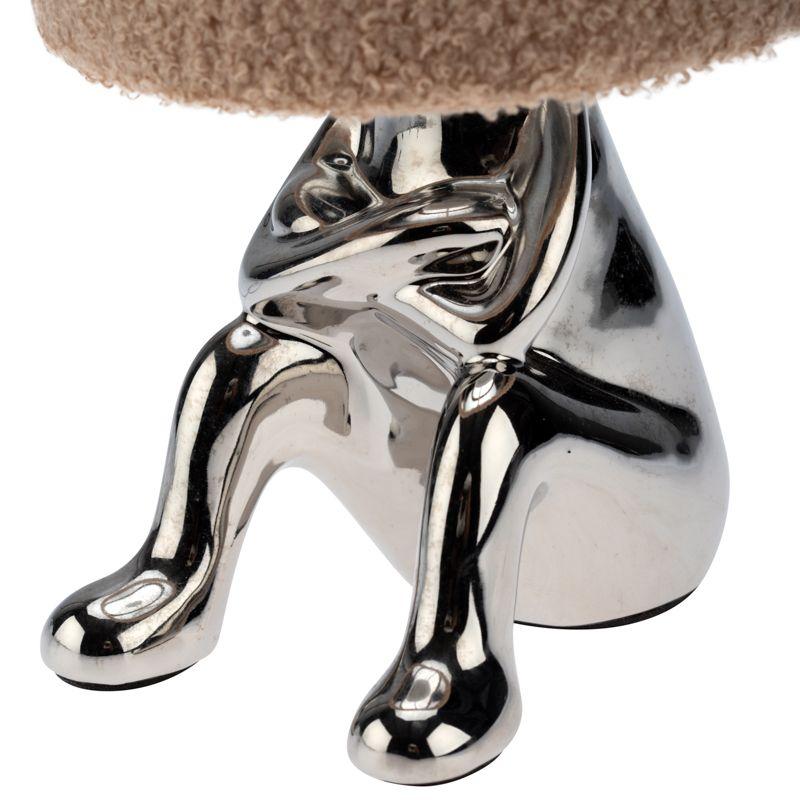  Светильник декоративный Человечек серебр. с пудровым абажуром E27 Rexant 603-1036 фото в каталоге от BTSprom.by