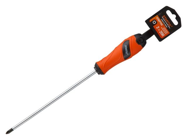 отвертка "+" №2 200мм ph startul master (st3055-220) (крестовая phillips) st3055-220 от BTSprom.by