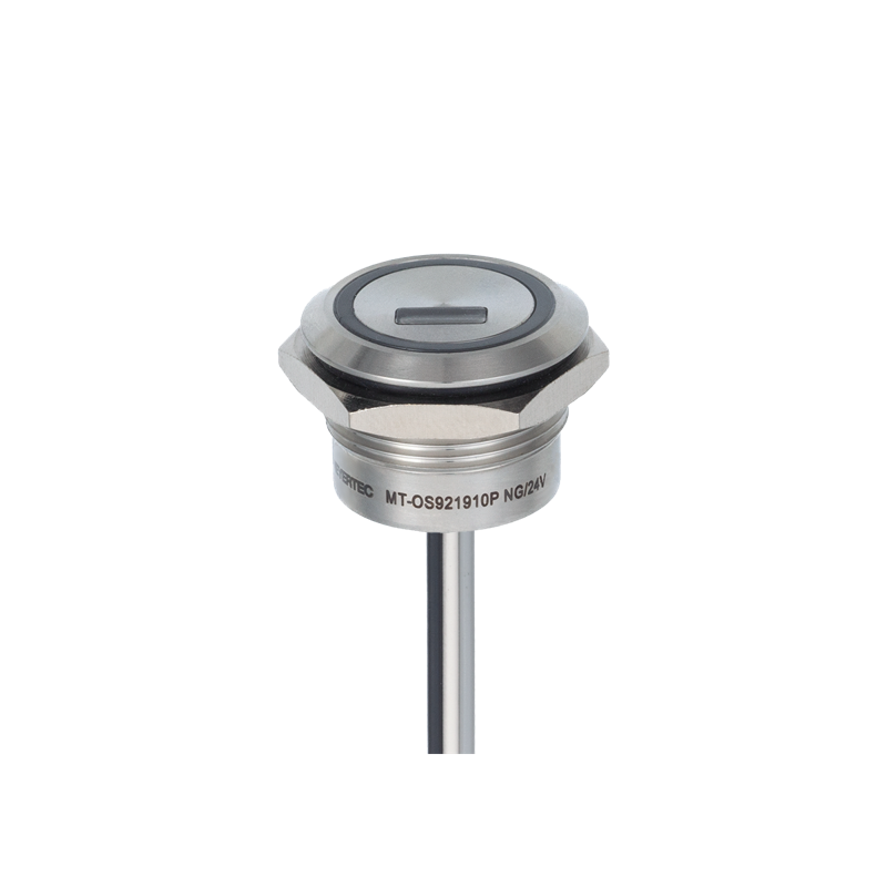 переключатель оптический с подсветкой зел. 19мм no возврат pnp 24в dc ip68 mt-os921910png овен 157409 от BTSprom.by