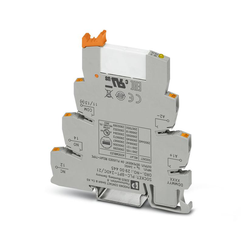 модуль релейный реле в наборе: база реле plc-bpt-24dc/21+вставное реле hf41f/24-zstg/60103002 (рпвm-1-24d-1/g) стэз 0-2900306 от BTSprom.by