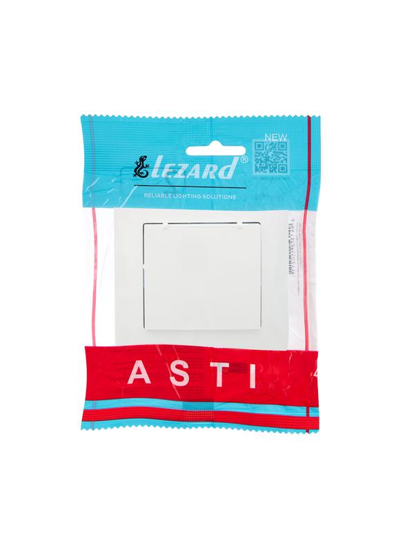  Розетка 1-м СП ASTI 16А IP20 с заземл. с крышкой термопласт в сборе бел. LEZARD 7081-0202-123В фото в каталоге от BTSprom.by