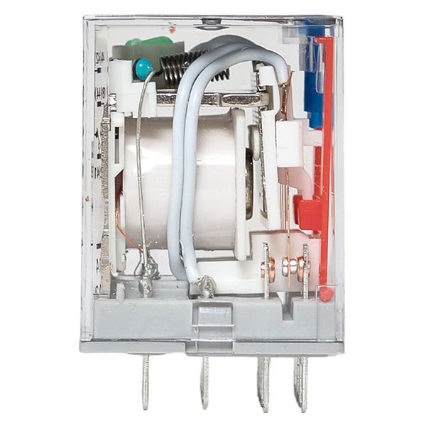  Реле промежуточное с кнопкой и мех. индикацией RPAt 22/4 5А 220В DC AVERES EKF rpat-22-4-220DC фото в каталоге от BTSprom.by