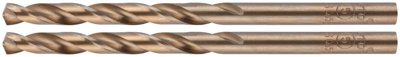  Набор сверл по металлу Profi 5х86мм с кобальтом 5проц. (уп.2шт) Cutop 48-377 фото в каталоге от BTSprom.by