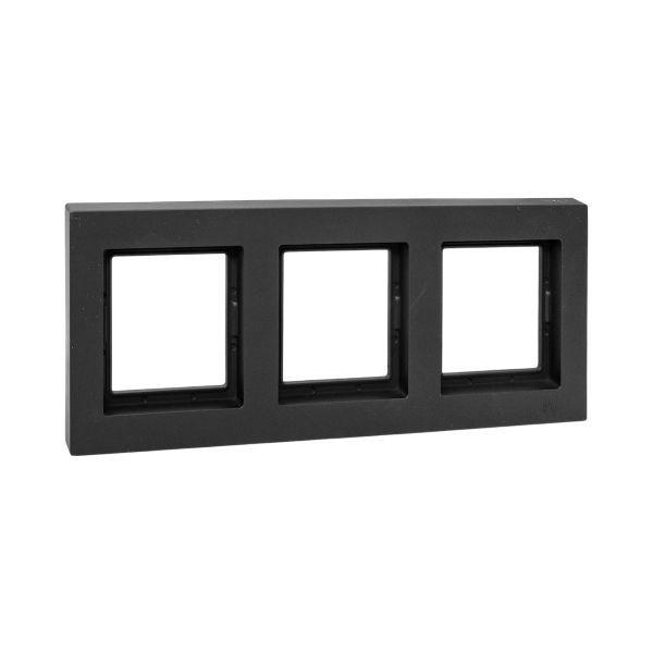 рамка 3-м эпика ip44 пластик черн. ekf up1-fpb-03-44 от BTSprom.by