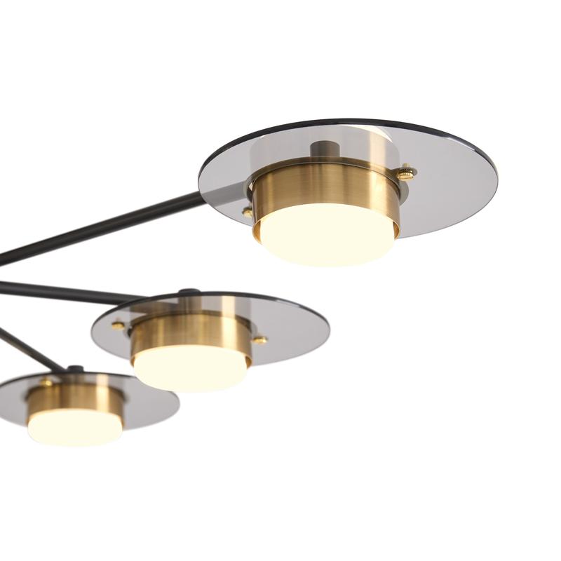  Светильник Moon 6х7Вт GX53 IP20 подвесной Freya FR5513PL-06BBZ фото в каталоге от BTSprom.by