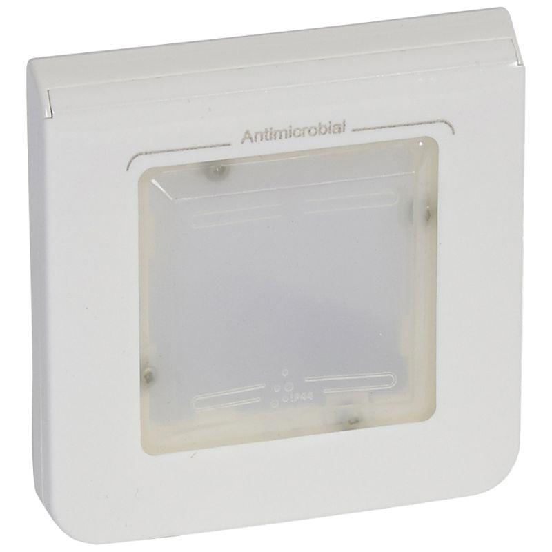 рамка 1-м 2мод. mosaic ip44 антибактер. бел. leg 078880 от BTSprom.by