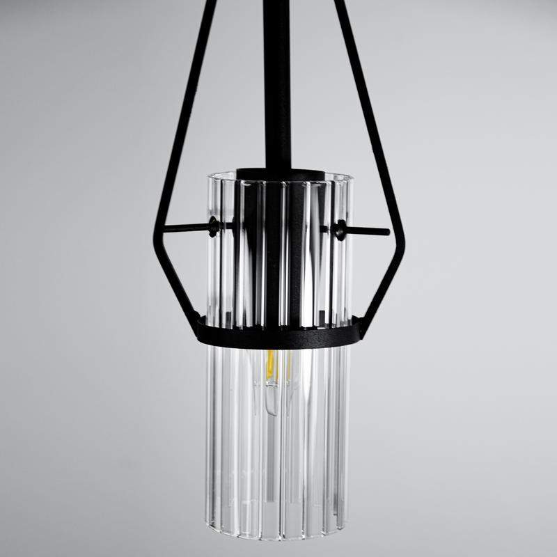  Светильник "Вираж" 211 (плафон 0016) НСБ 01-60-189 Е27 [ИМ] подвесной черн. Элетех 1005405276 фото в каталоге от BTSprom.by