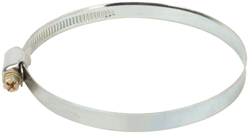 хомут обжимной накатной 80-100мм оцинк. сталь mos 64374м от BTSprom.by