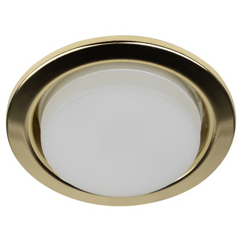  Светильник встраиваемый под GX53 KL35 GD /1 (к) 220В 13Вт золото ЭРА Б0049008 фото в каталоге от BTSprom.by