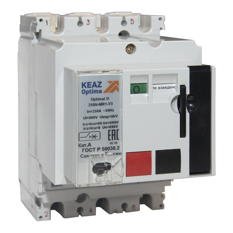 привод двигательный optimat d100 d160 d250 230ac у3 кэаз 247695 от BTSprom.by