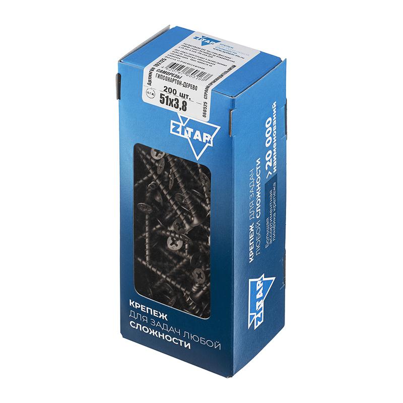  Саморез ШСГД 3.8х51 (уп.200шт) Zitar 102125 фото в каталоге от BTSprom.by