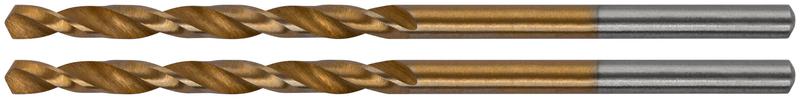  Сверло HSS по металлу титановое покрытие в блист. 2.5мм (уп.2шт) FIT 34325 фото в каталоге от BTSprom.by