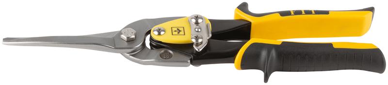  Ножницы по металлу усиленные CrMo профи прорезиненные ручки удлиненные прямые 300мм FIT 41581 фото в каталоге от BTSprom.by