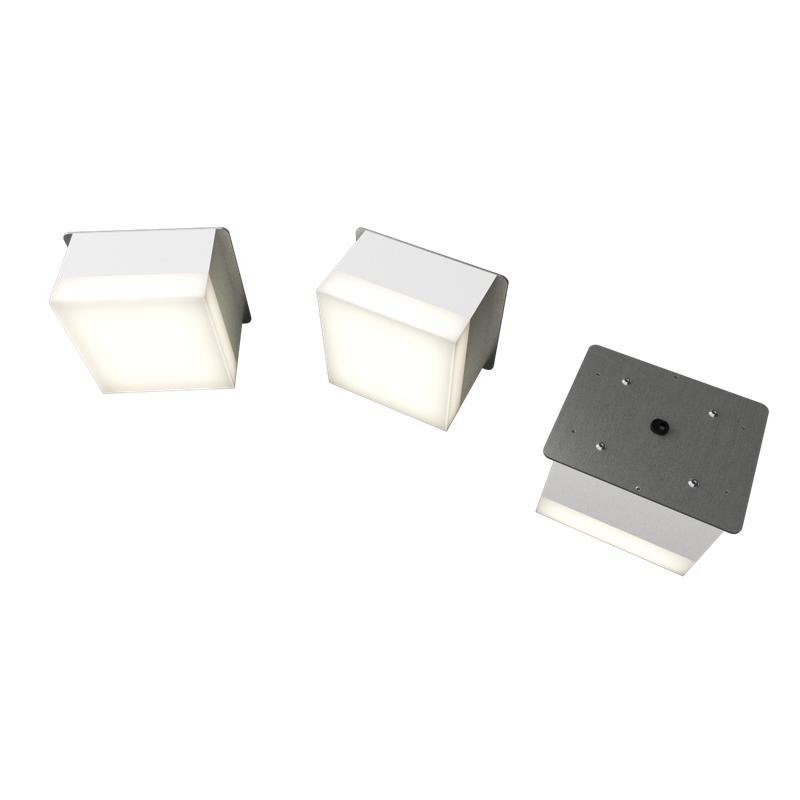 светильник светодиодный rve-lbx-lumo20-plaza10015-3-gr квадрат грильято 3шт 85х85х60мм 24вт встраиваемый 4000к бел. rvelektro rve00003259 от BTSprom.by