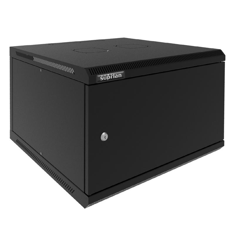 шкаф телекоммуникационный настенный твс-12u-600-350-мр-9005 suprlan 05-2121-b от BTSprom.by