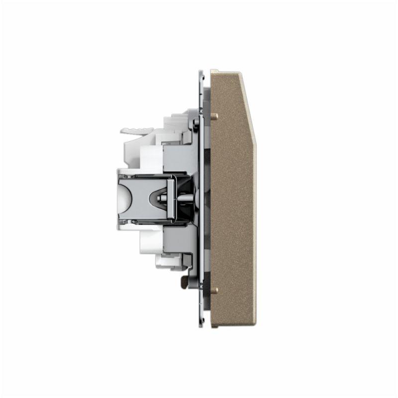  Выключатель карточный ArtGallery 10А без задержки времени быстрозажим. клем. шампань SE GAL000514S фото в каталоге от BTSprom.by