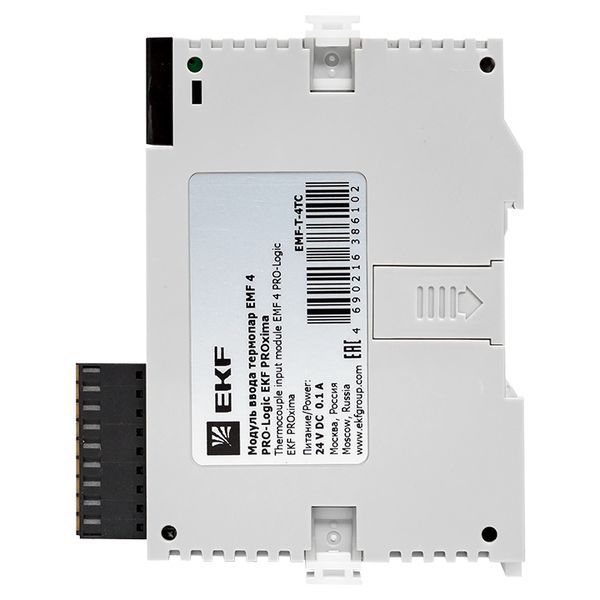  Модуль ввода термопар EMF 4 PRO-Logic (с поверкой) EKF EMF-T-4TC-V фото в каталоге от BTSprom.by