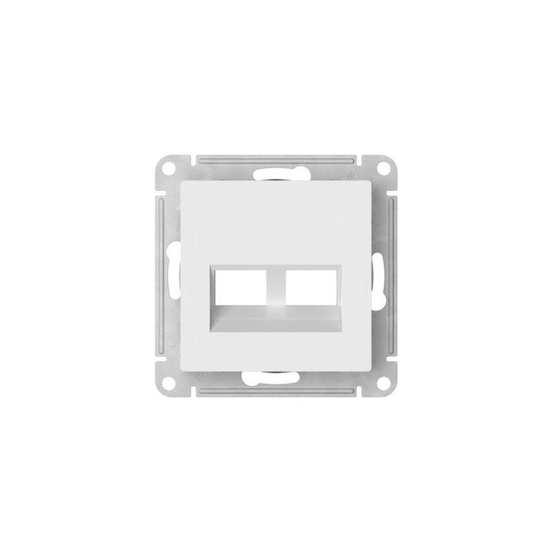  Накладка двойная AtlasDesign для информационных функций типа Keystone бел. SE ATN000190 фото в каталоге от BTSprom.by