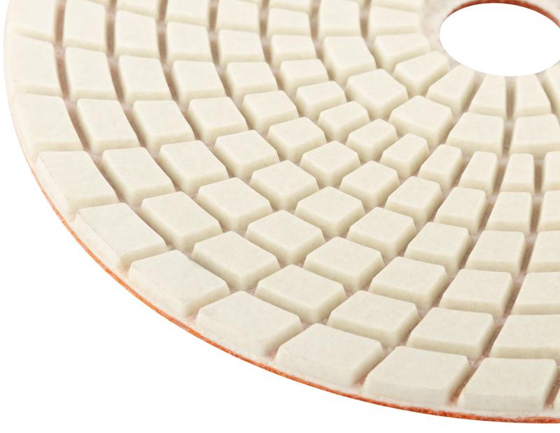  Круг шлифовальный алмазный гибкий АГШК (липучка) влажное шлифование 125мм Р 200 FIT 39883 фото в каталоге от BTSprom.by