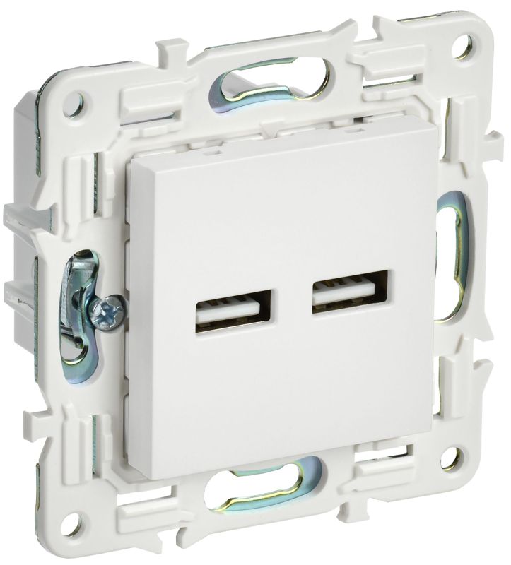 розетка usb a+a 3.1а skandy sk-r15w арктич. бел. iek sk-u21-d31-k01 от BTSprom.by