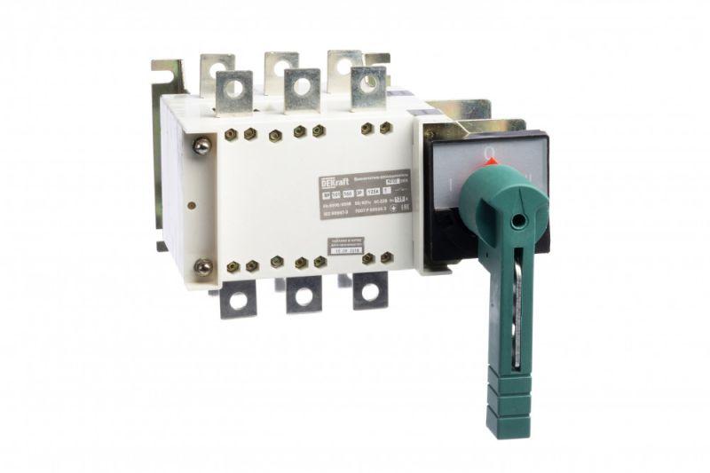  Выключатель-разъединитель 3п 400А ВР-101 два направления тандем DEKraft 40107DEK фото в каталоге от BTSprom.by