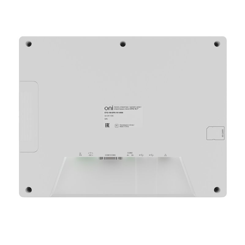 Панель оператора базовая ETG 10.1дюйм Ethernet ONI ETG-150-EPS-101-0000 фото в каталоге от BTSprom.by