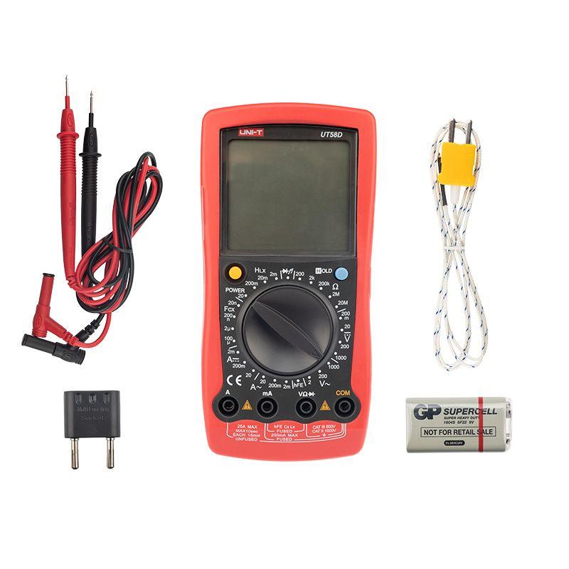  Мультиметр универсальный UT 58D UNI-T 13-1024 фото в каталоге от BTSprom.by