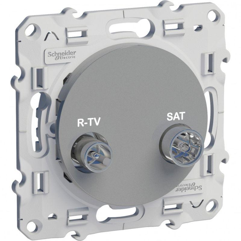 розетка телевизионная оконечная tv/r/sat сп odace механизм алюм. sche s53r455 от BTSprom.by розетка телевизионная оконечная tv/r/sat сп odace механизм алюм. sche s53r455 от BTSprom.by