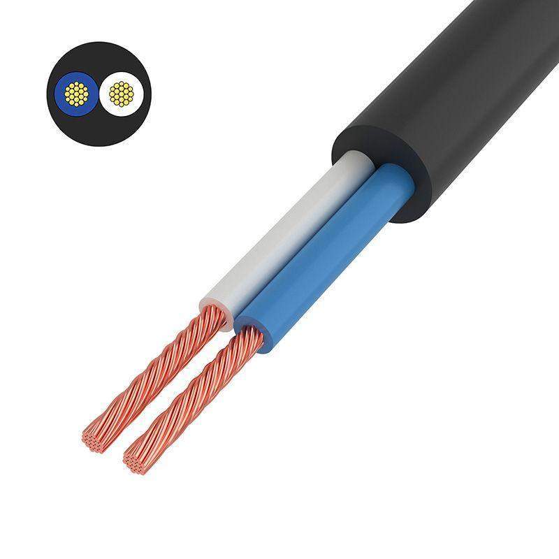 провод пвс 2x0.75 ч (уп.10м) rexant 01-8031-10 от BTSprom.by
