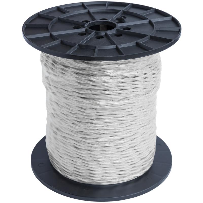 провод ретро 2х1.5 бел. (уп.200м) retroelectro 2254765 от BTSprom.by