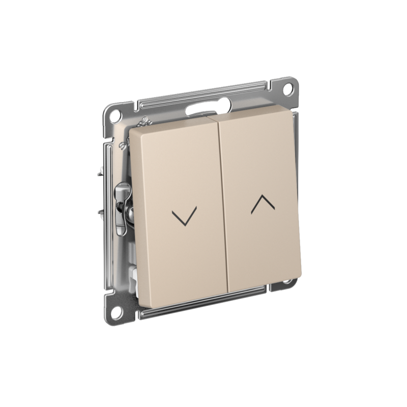 выключатель для жалюзи 2-кл. atlasdesign 10а механизм песочн. se atn001219 от BTSprom.by