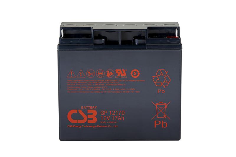 аккумулятор 12в 17а.ч csb gp12170 b3 csb от BTSprom.by