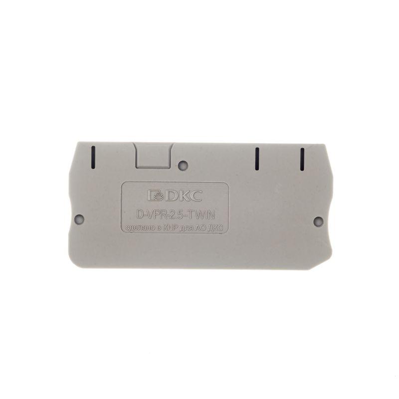 изолятор торцевой для клеммы vpr-2.5-twin dkc d-vpr-2.5-twin от BTSprom.by