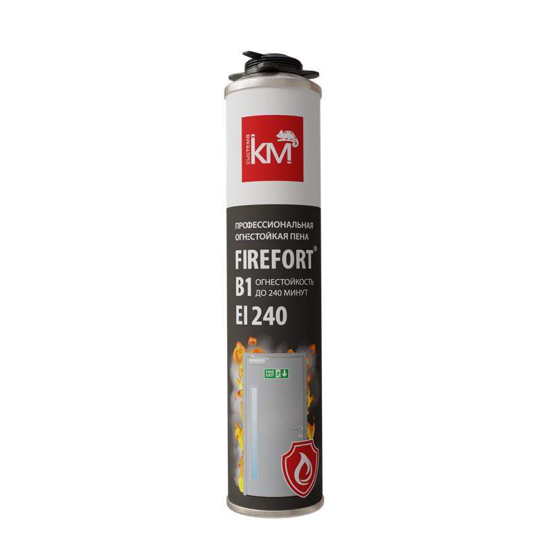  Пена монтажная огнестойкая FIREFORT B1 KM-FF-POM-B1 750мл КМ LO43490 фото в каталоге от BTSprom.by