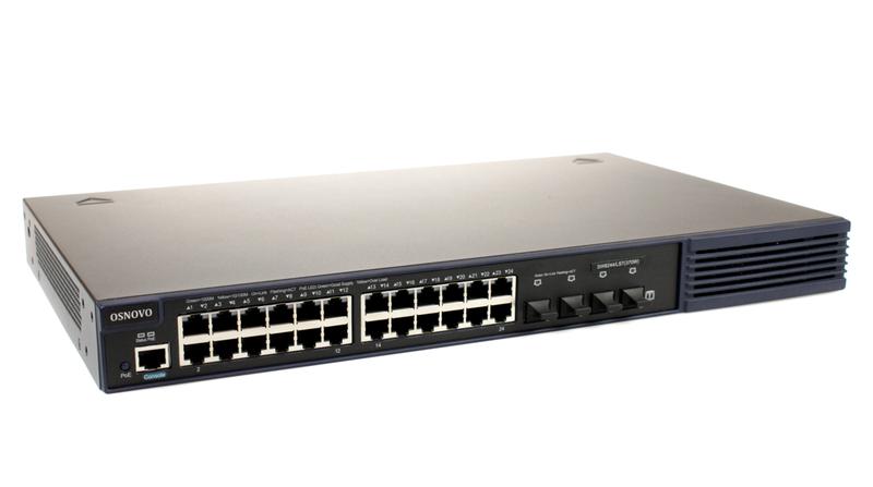 коммутатор управляемый l2+ стекируемый poe sw-8244/lst(370вт) gigabit ethernet на 24 rj45 poe + 4хsfp uplink порта osnovo 14694 от BTSprom.by