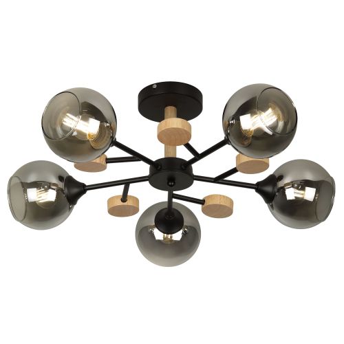  Люстра Elouisa 9181-305 60Вт 5хE27 модерн Rivoli Б0068416 фото в каталоге от BTSprom.by