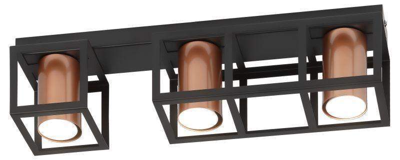 светильник raffaela 5082-303 3хgu10 25вт потолочн. накладной для натяжных потолков лофт-кантри rivoli б0051234 от BTSprom.by