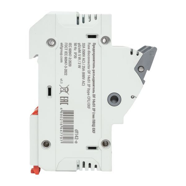  Предохранитель-разъединитель DF 14х51 2п (тип ПВЦ) EKF df142-e фото в каталоге от BTSprom.by