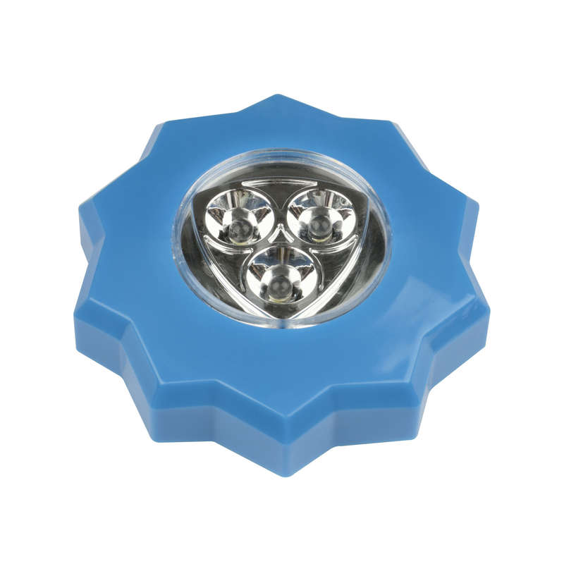 светильник-ночник dtl-357 звезда/blue/3led/3ааа пушлайт питание от 3-х батареек ааа (в комплект не входят) син. uniel ul-00001988 от BTSprom.by