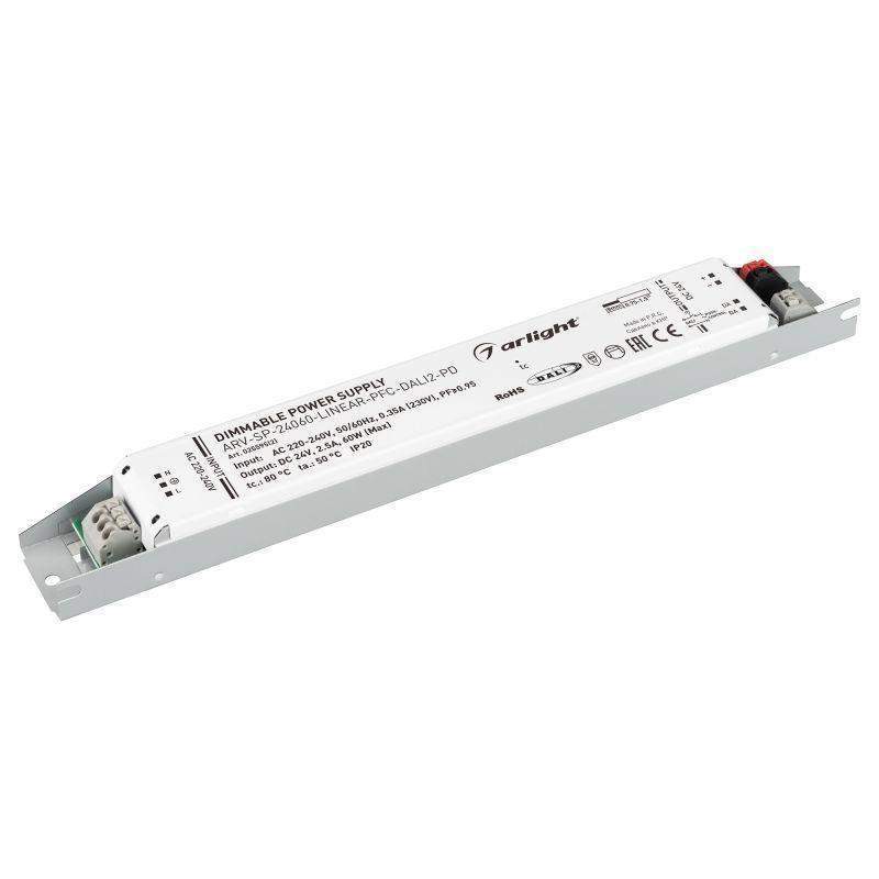 блок питания arv-sp-24060-linear-pfc-dali2-pd 24в 2.5а 60вт ip20 металл arlight 025595(2) от BTSprom.by блок питания arv-sp-24060-linear-pfc-dali2-pd 24в 2.5а 60вт ip20 металл arlight 025595(2) от BTSprom.by