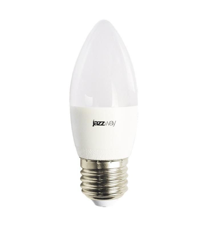 лампа светодиодная pled-lx 8вт c37 свеча 4000к нейтр. бел. e27 pro jazzway 5025288 от BTSprom.by